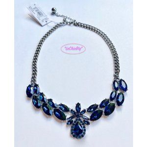 Kate Spade Blue Stone Necklace GLITZVILLE $108 NWT
